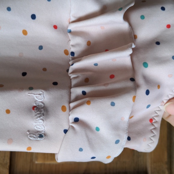 Liewood Confetti Swimsuit, 3-5 years, girls one-piece, long-sleeved rash guard - Picture 7 of 15